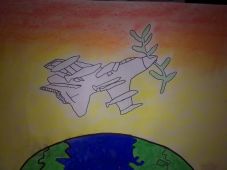 Peace Poster by Jack Gilbert Age 11
